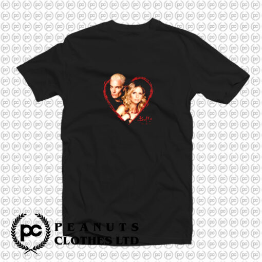 Retro The Vampire Slayer Love Story T Shirt