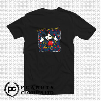 Saint Laurent Mickey Mouse T Shirt