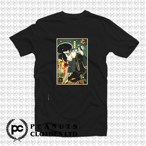 Samurai Cosplays A Photographer Japanese T Shirt