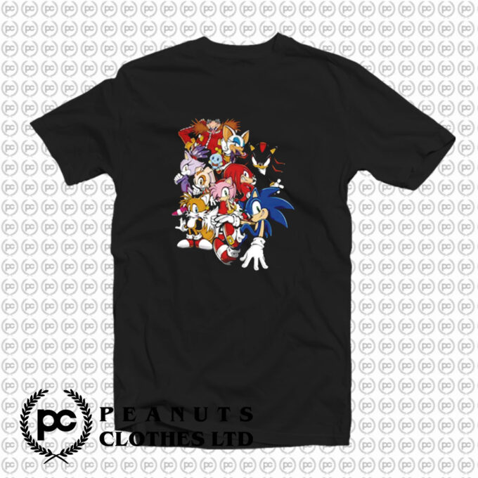Sonic Cast Friends Ultimate power T Shirt