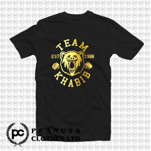 Team Khabib Bear khabib Nurmagomedov T Shirt