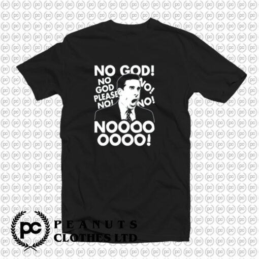 US Michael Scott No God No T Shirt