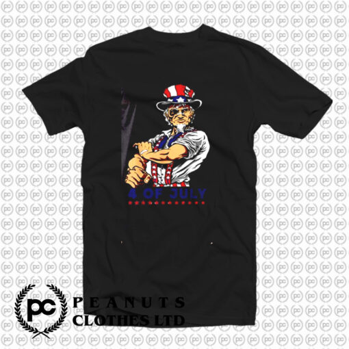 Uncle Sam Patriotic 4th of July T Shirt