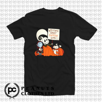 Welcome Great Pumpkin King Snoopy T Shirt