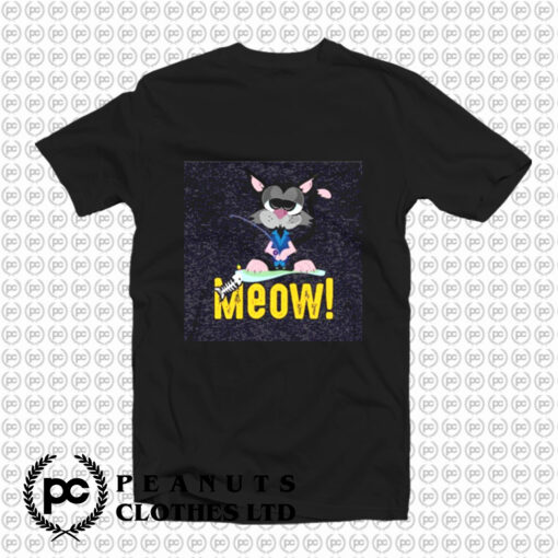 meow cat funny gift for cats lovers T Shirt