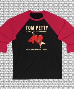 40Th Anniversary Tom Petty Raglan Tee