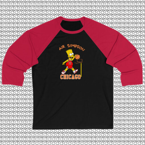 Air Bart Simpson Raglan Tee