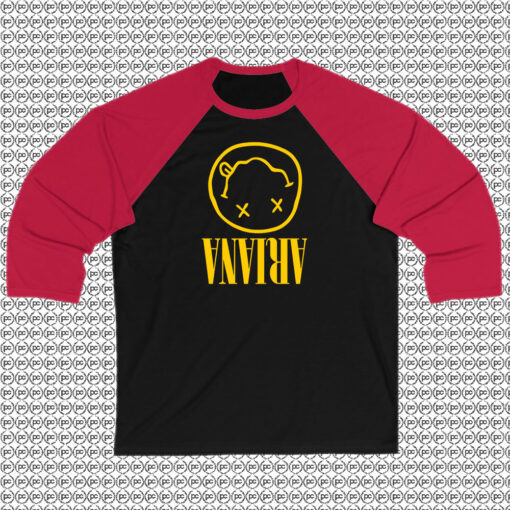 Ariana Grande Nirvana Raglan Tee