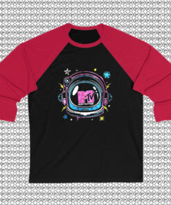 Astronaut Helmet MTV Raglan Tee