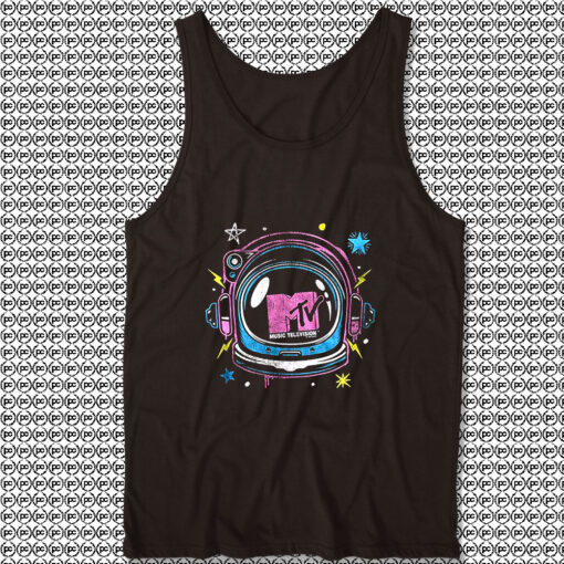 Astronaut Helmet MTV Unisex Tank Top