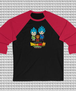 BAPE x Dragonball Super Son Goku Vegeta Raglan Tee