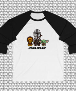 Baby Milo x Baby Yoda Star Wars Raglan Tee