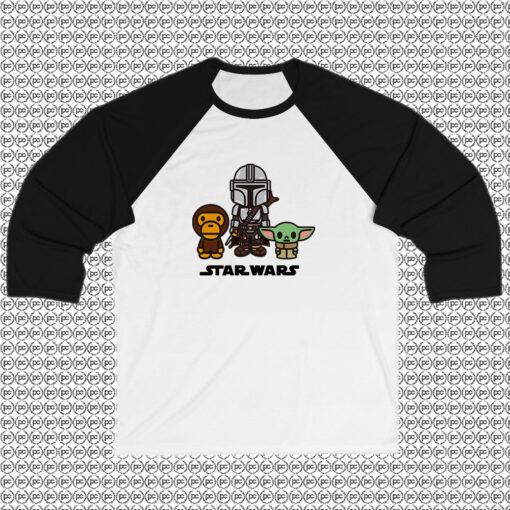 Baby Milo x Baby Yoda Star Wars Raglan Tee