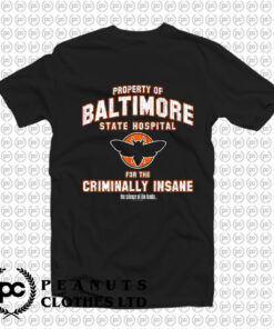 Baltimore State Hospital Silence of the Lambs T Shirt