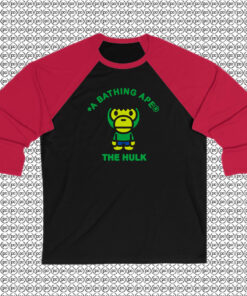 Bape A Bathing Ape x Marvel Hulk Raglan Tee