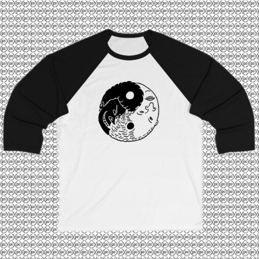 Beavis and butthead yin yang Raglan Tee