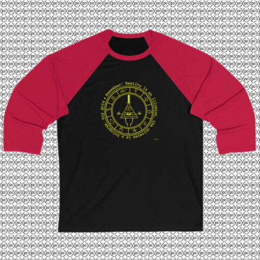 Bill Cipher Gravity Falls Raglan Tee