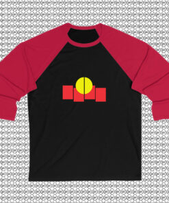 Black Flag X Aboriginal Flag W Raglan Tee