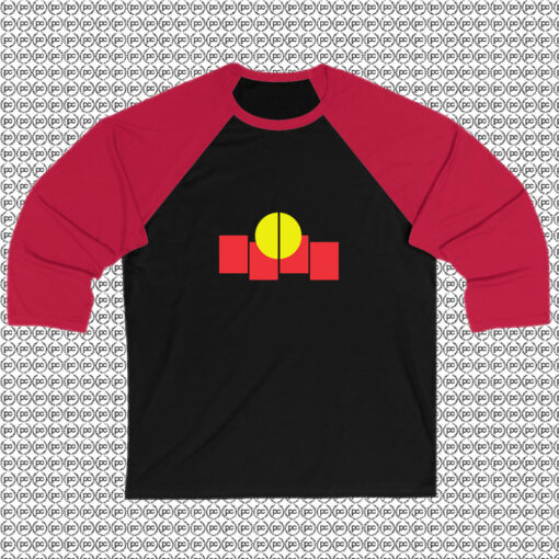 Black Flag X Aboriginal Flag W Raglan Tee