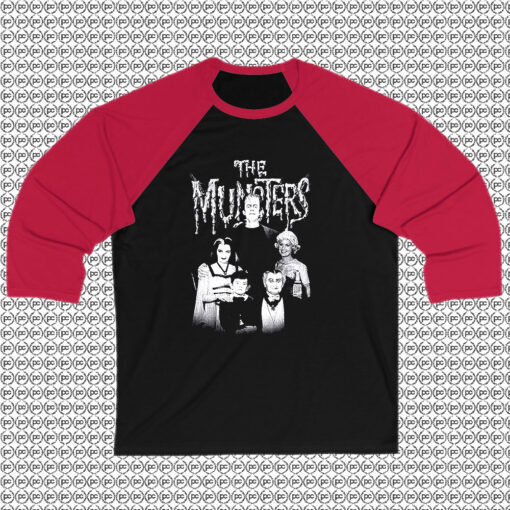 Black and White Munsters Raglan Tee