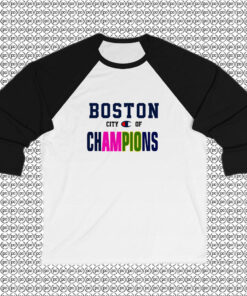 Boston City of Champions Raglan Tee