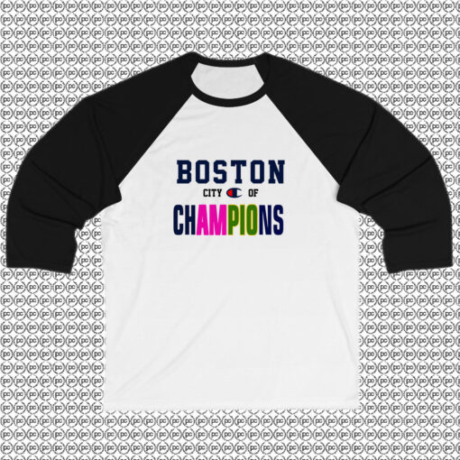 Boston City of Champions Raglan Tee