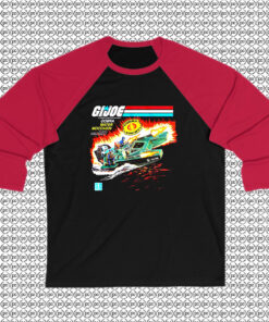 Box Art Cobra Water Moccasin GI Joe Raglan Tee