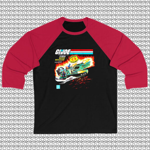 Box Art Cobra Water Moccasin GI Joe Raglan Tee