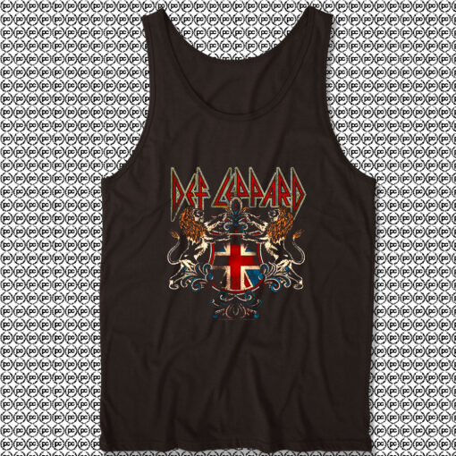 British Crest Def Leppard Unisex Tank Top