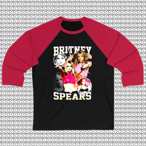 Britney Spears Bootleg Retro Raglan Tee