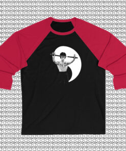 Bruce Kung Fu Nunchuck Raglan Tee