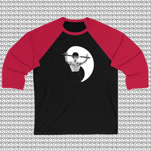 Bruce Kung Fu Nunchuck Raglan Tee