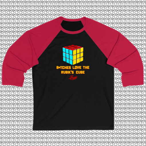 Btches Love Rubiks Cube Raglan Tee