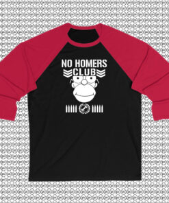 Bullet Club No Homers Parody Wrestling Raglan Tee