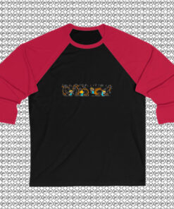 Calvin Hobbes Dance and Shake Their Bones Raglan Tee