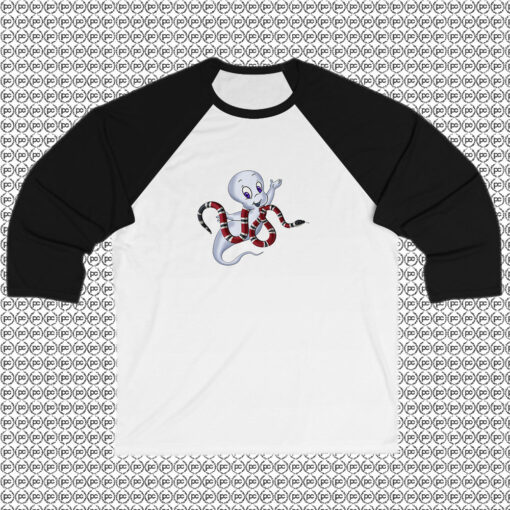 Casper Snake Parody Raglan Tee