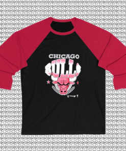 Chicago Bulls Graphic Single Stitch Raglan Tee