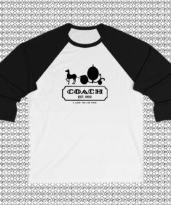 Coach Est 1950 Unisex Sweatshirts Raglan Tee