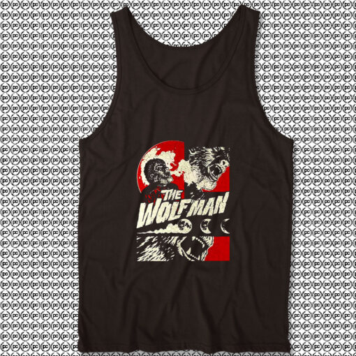 Collage Wolf Man Unisex Tank Top