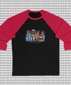 Cute Space Cats Florida Raglan Tee