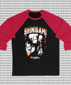 Death Note Shinigami Group Collage Raglan Tee