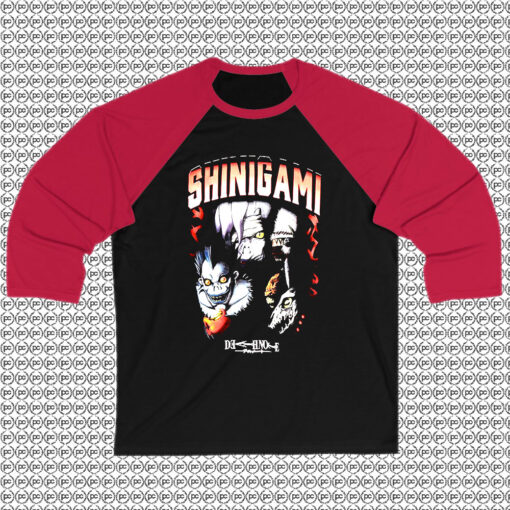 Death Note Shinigami Group Collage Raglan Tee