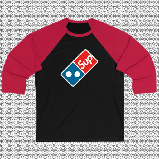 Dominos x Supreme Parody Raglan Tee