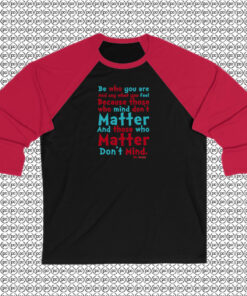 Dr Seuss Quotes Raglan Tee