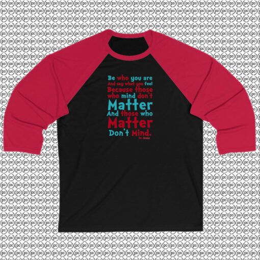 Dr Seuss Quotes Raglan Tee