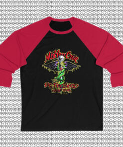 Dr. Feelgood World Tour Motley Crue Raglan Tee