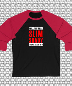 Eminem Will the Real Slim Shady Raglan Tee