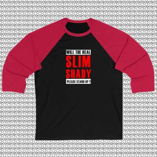 Eminem Will the Real Slim Shady Raglan Tee