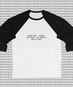 Famous At The Forum Kanye West Raglan Tee