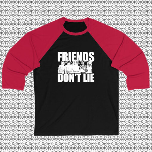 Friends Dont Lie Stranger Things Raglan Tee